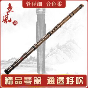 熹风 琴箫紫竹萧配古琴细洞箫专业高档演奏潇F调箫乐器