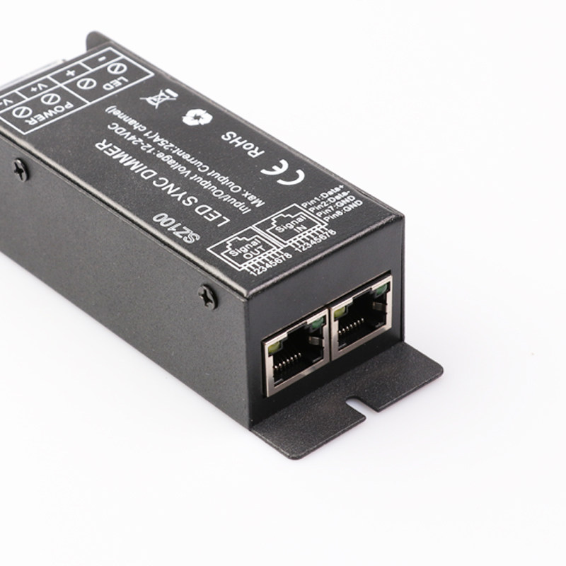 12v呼吸爆闪遥控开关led灯带灯条单色调光控制器调节光亮无线射频