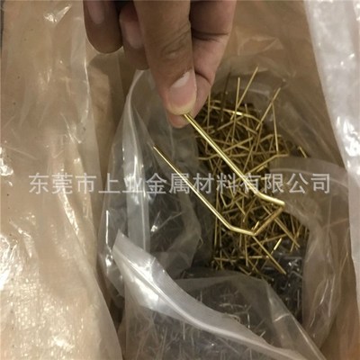 H65半硬/全硬黄铜螺丝线2 2.5 3mm特硬挂具挂钩用黄铜线 铜条加工