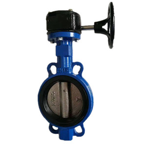 快装 16涡轮手动蝶阀对夹式 蝶阀4寸5寸6寸DN40DN125DN150 D371X