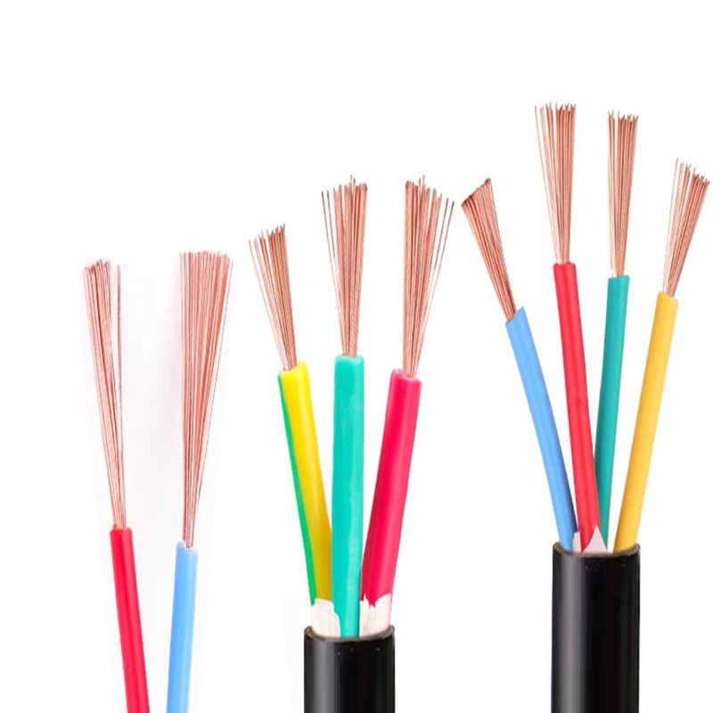 国标纯铜电线RVV电缆3芯2芯4芯5芯6芯0.3/0.5/0.75/1/1.5平方电源