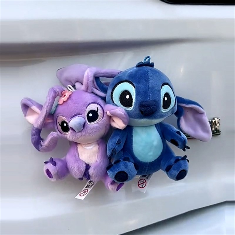 网红史迪仔玩偶车尾挂件车外装饰品电动车后N备箱尾部公仔汽车摆