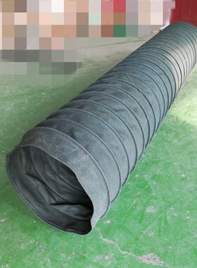 550绿色帆l布伸缩风管 煤机风机软连接 补偿//加强