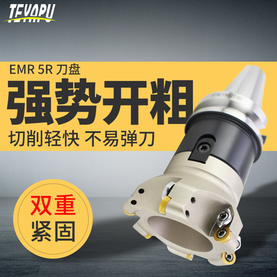 EMR5圆鼻面铣刀盘数控刀盘圆刀片开粗加工中心盘刀套装1003刀片用