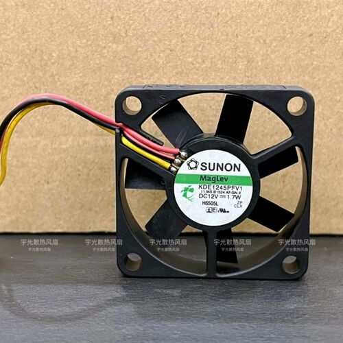 原装SUNON建准 4.5CM 磁悬浮风扇 4510 DC 12V 1.7W KDE1245PFV1