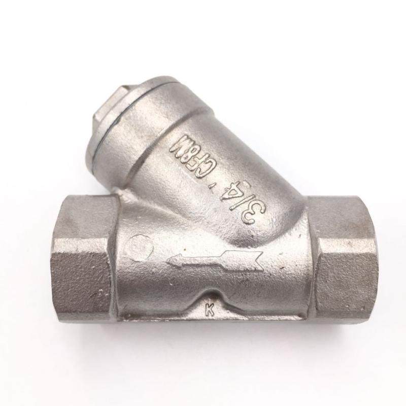 201/304不锈钢内螺纹过滤器 Y型丝口过滤器DN15 20 25 32 40 50