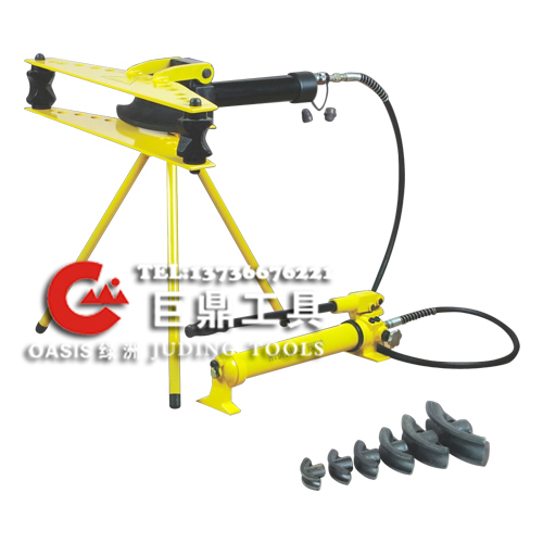 4寸分体式液压弯管机 弯管器手动 JDW-4F分体弯管机带手动泵支架