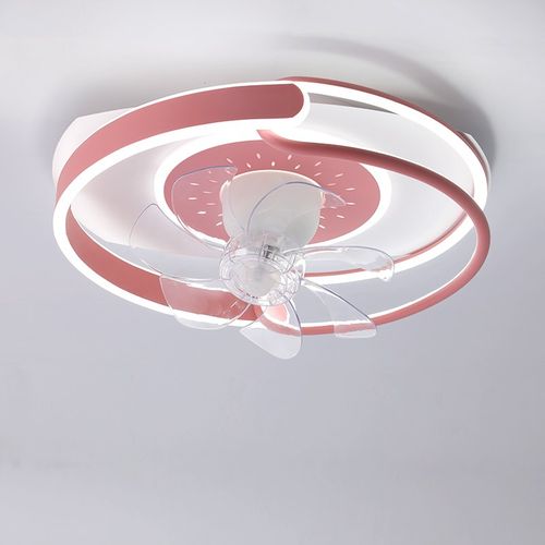 卧室风扇灯摇头吸顶房间餐厅高级感超薄智能M静音大风力中山吊扇