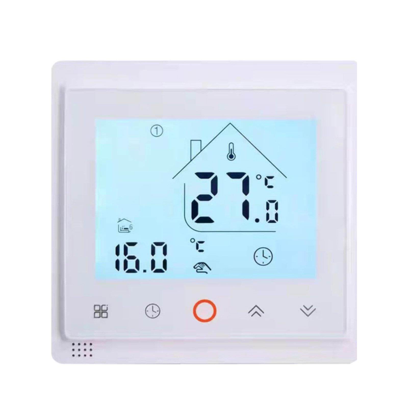 水暖温控器电热执行器控制开关分室控制温控开关地暖面板远程APP