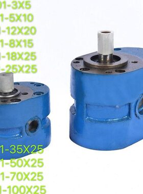 HY01-3X5 5X10 8X15 12X20 18X25 25X25 50X25 100X25齿轮油泵