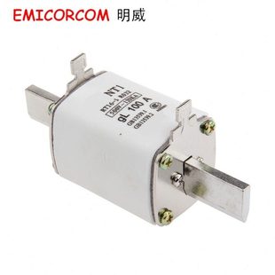 120KVA 100A熔断器 NT1 RO32 RT16 500V 100A 熔断器 正熔