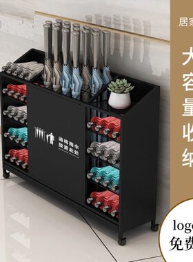 长度80-100伞架定制logo学校班级加文字图案雨伞架大容量伞置物架