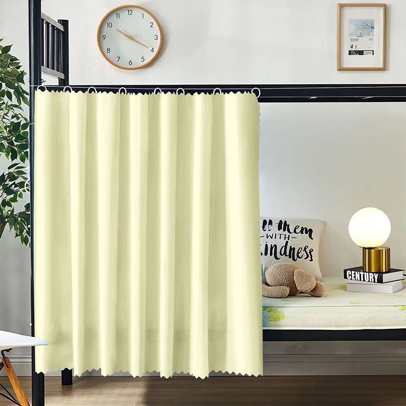 床帘大学生宿舍纯色半遮光布窗帘上下铺围帘桌帘门帘.隔断遮挡帘