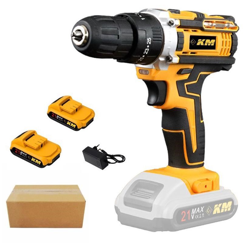 手电钻大功率多功能充电式锂电冲z击钻21v 家用电动工具工业级电