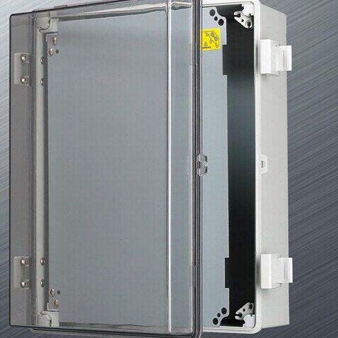 300*200*170PC防水配电箱 带扣塑料防水箱 欧式电气盒 透明控制箱