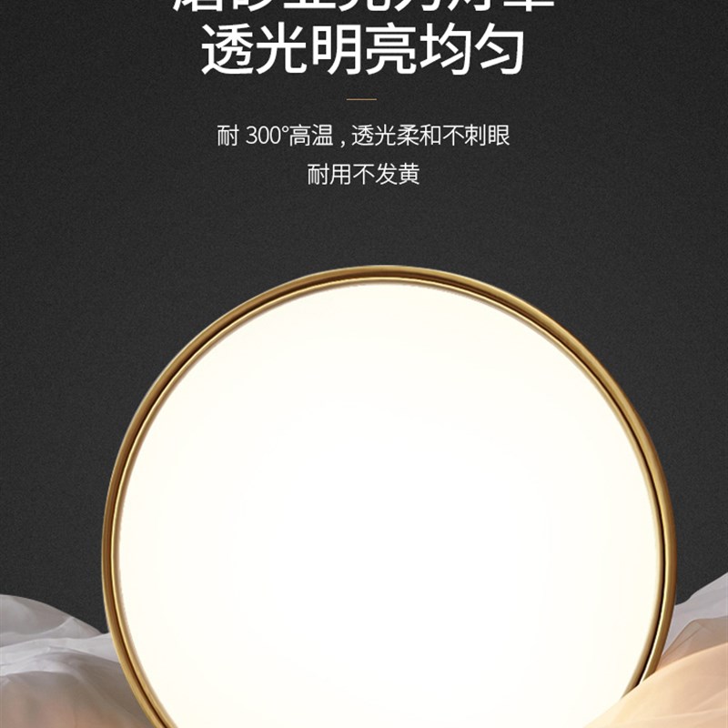 2023新款超薄全铜吸顶灯led超亮防蚊虫防潮三色遥控阳台卧室灯具