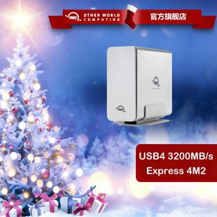 USB4雷雳阵列箱M2 4M2 NVME SSD阵列RAID0 OWC Express