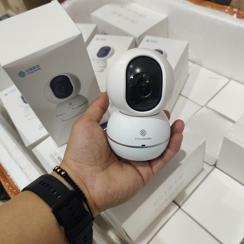 中国移动V2智能摄像头无线WIFI连接高清1080P手机全景监控和家望
