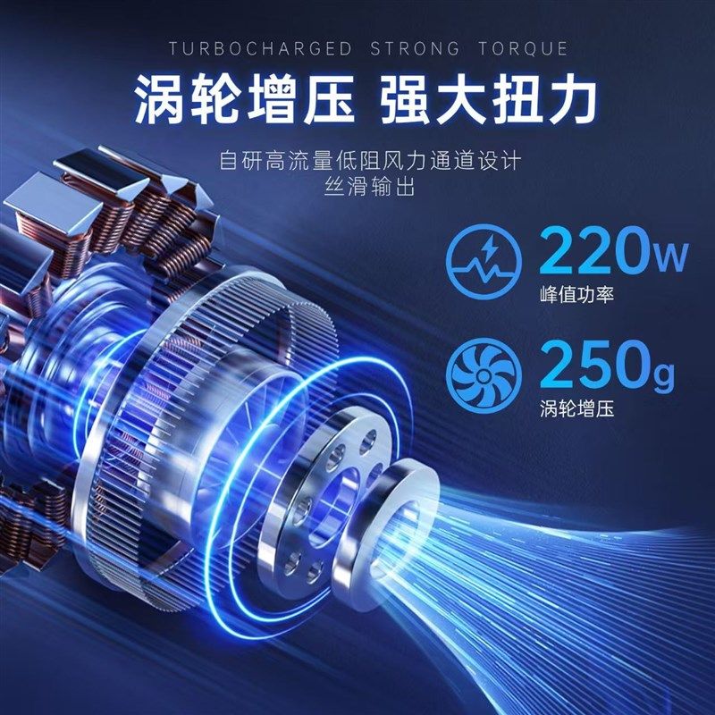 35万转高速涡轮风扇手持暴力超强小风扇充电无刷电机洗车吹水吹灰