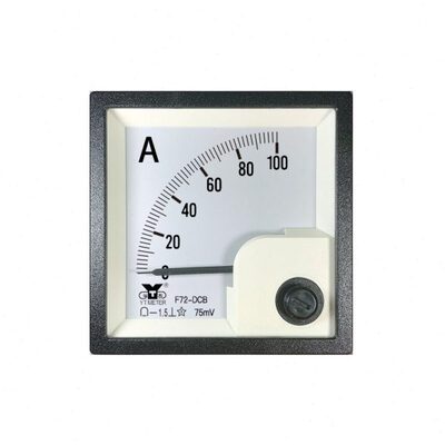 F72-DCB直流电流表75mv输入50a 100a 200a 300a船用仪表61c1指针