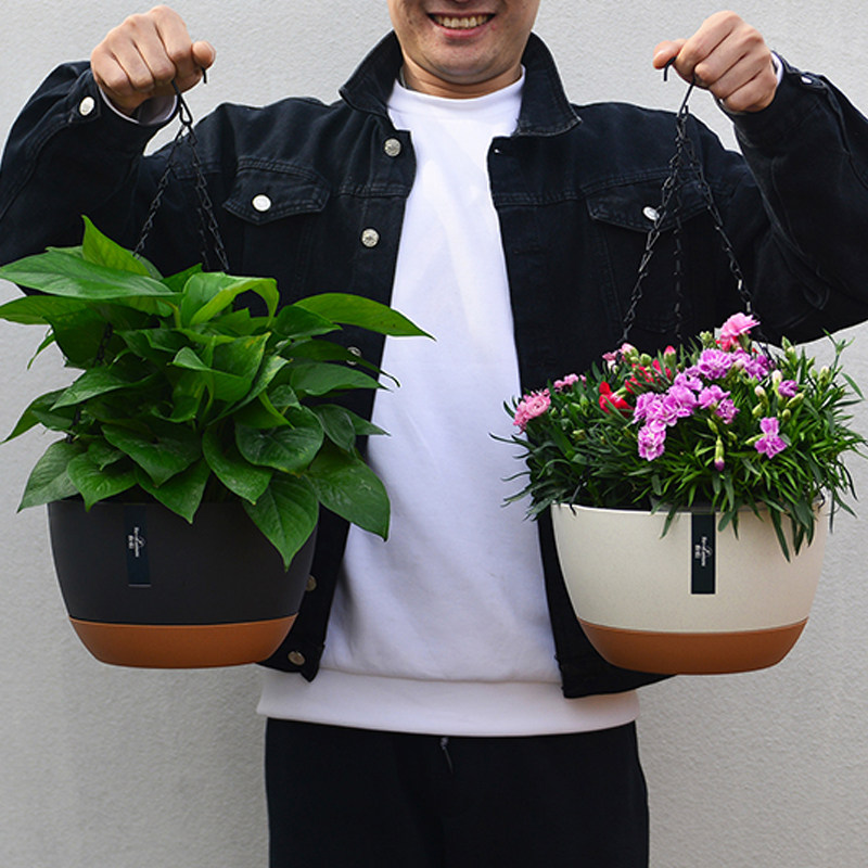 吊兰花盆吊篮悬挂式专用垂吊植物球兰矮牵牛霸王蕨卷叶牡丹大吊盆