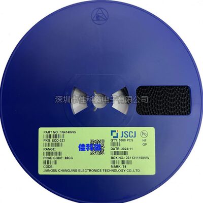 长电长晶 1N4148W 1N4148WS 1N4148WT 丝印T4 二极管 SOD-123/323