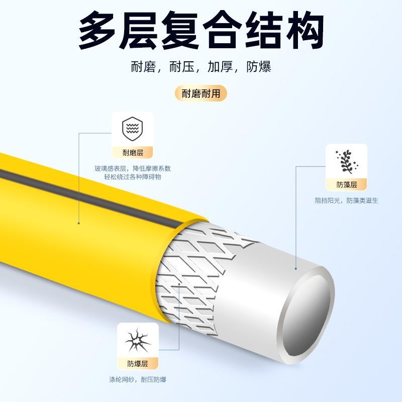 高压洗车水枪家用连接自来水龙头冲洗浇花洗地板水管软管增压喷头