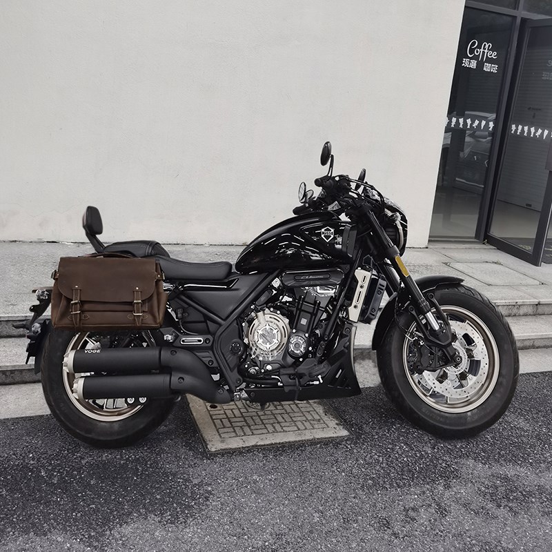 适用无极CU525侧边包旅行版都市版挂包复古边箱后尾包摩托车配件