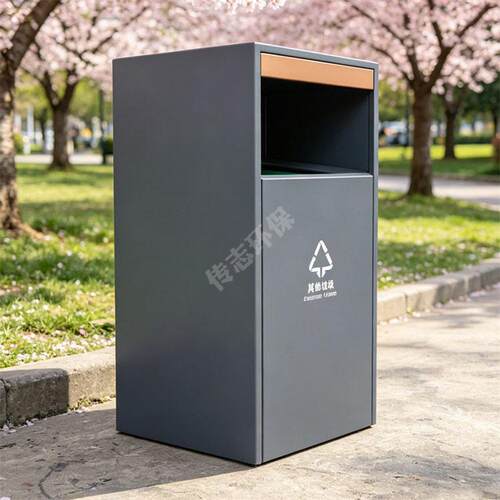 室内商用购物商场镀锌板铁皮不锈钢垃圾桶果皮箱果皮箱厂家定制