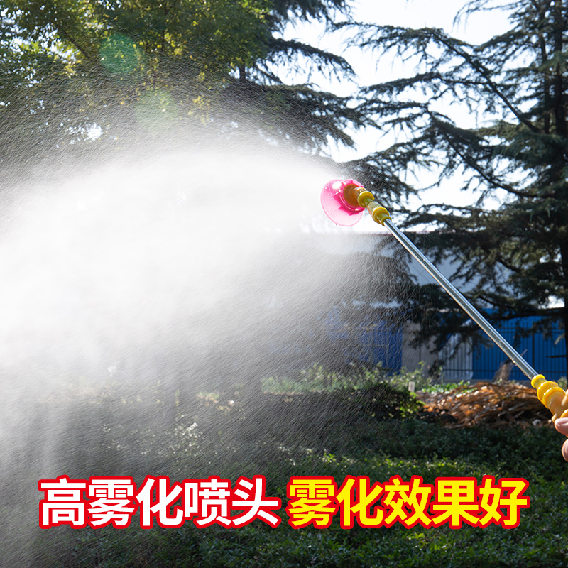 手提电动喷雾器农用充电打药机多功能消毒浇菜浇花高压洗车抽水泵