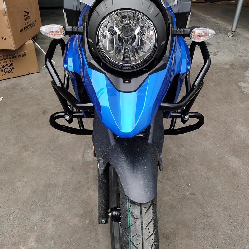 适用于铃木DL250保险杠改装全包围前后护杠DL250-A边箱防摔竞技杠