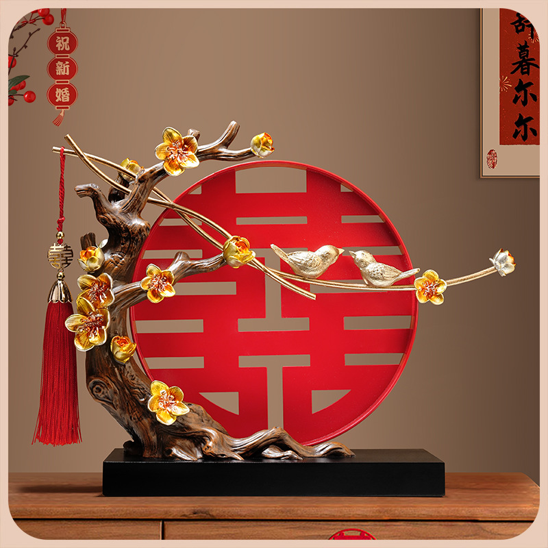 新中式结婚礼赠闺蜜摆件