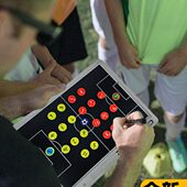 磁吸篮球战术教练指舒奈斯足球战术板挥板比赛羽毛球板训电子青