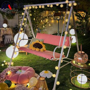 家用小秋千吊椅双人花园室外摇椅院椅户外别墅庭院秋千