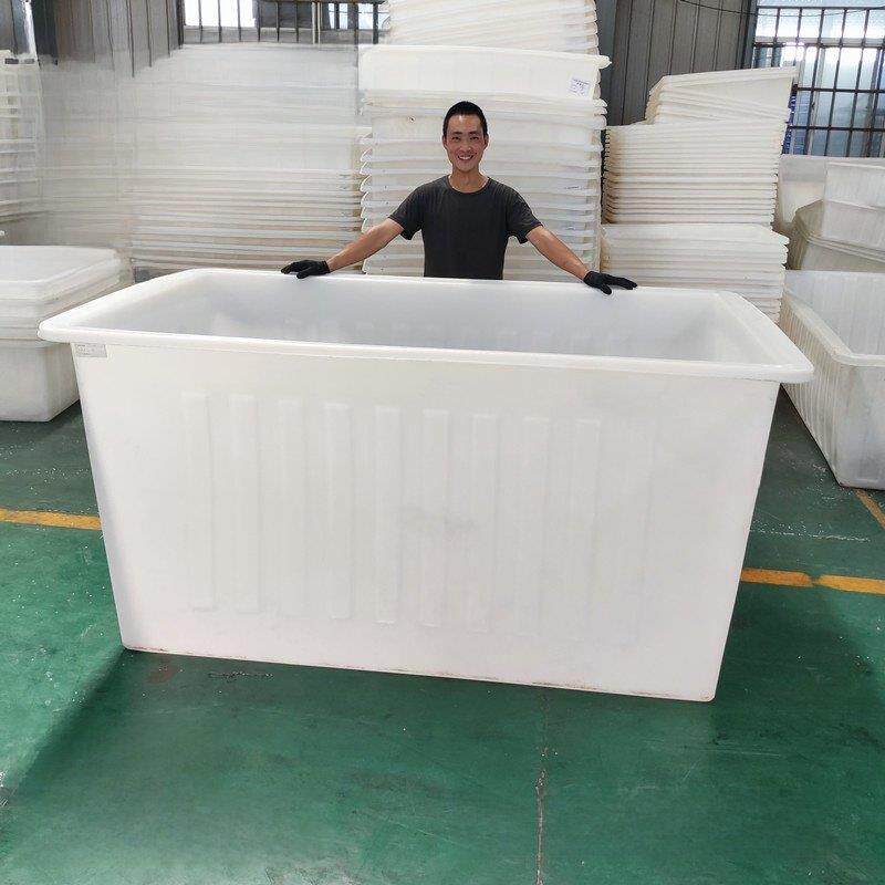 加厚牛筋塑料泡瓷砖专用水箱家用养鱼养龟水产卖虾浅盆长方形水槽