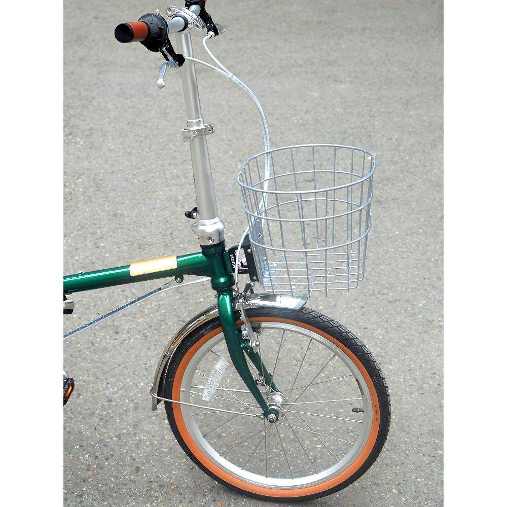 折叠自行车蓝色D5D7覆古手柄蓝色小布篮子蔬菜篮子书包架储物篮a