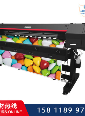 DISEN弱溶剂喷绘机写真喷画机高精度1.8米户内户外高清广告写真机