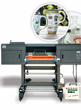 A1卷材水晶标打印机Label Printing Machine Roll UV DTF Printer