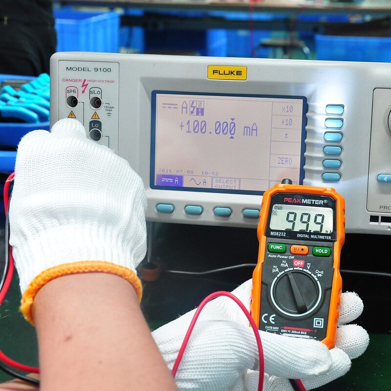 华谊PM8231智能数字万用表高精度手持式全自P动量程电工家用袖珍