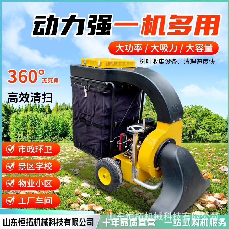 手推自走式吸叶机大功率落叶清扫清理车市政环卫路面树叶收集器