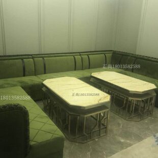 软包定制皮沙发ktv沙发茶几布艺会所卡座包酒吧夜总会厢轻奢家具