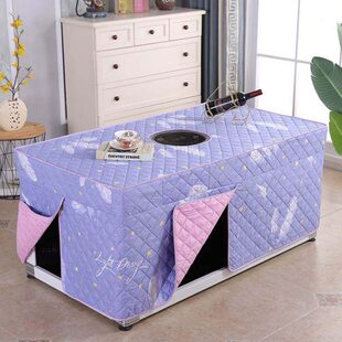 被加厚盖火套罩烤罩烤新款电烤炉夹取暖炉火罩棉长方形桌布桌揭