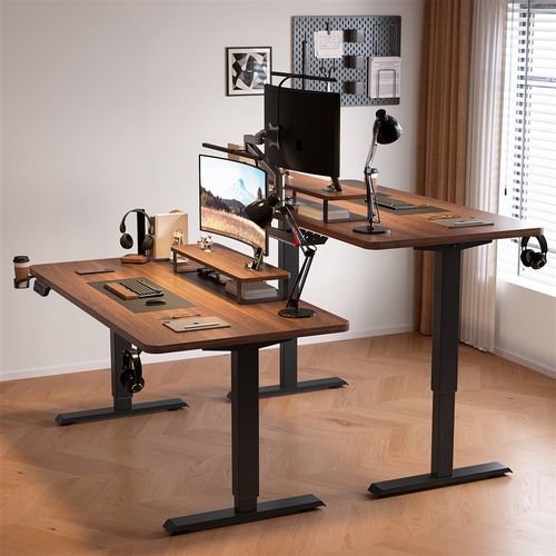 双电机电动升降桌家用办公桌电竞桌电脑桌可升降学习桌智能升降桌