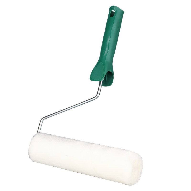 羊毛滚筒刷涂料油漆乳胶漆无死角刷墙工具水涂料拇指羊毛刷子9寸