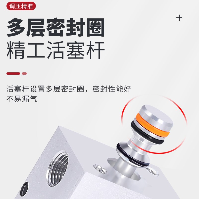 气动机械阀手动按压式开关二位五通旋转按钮滚轮气缸控制阀换向阀