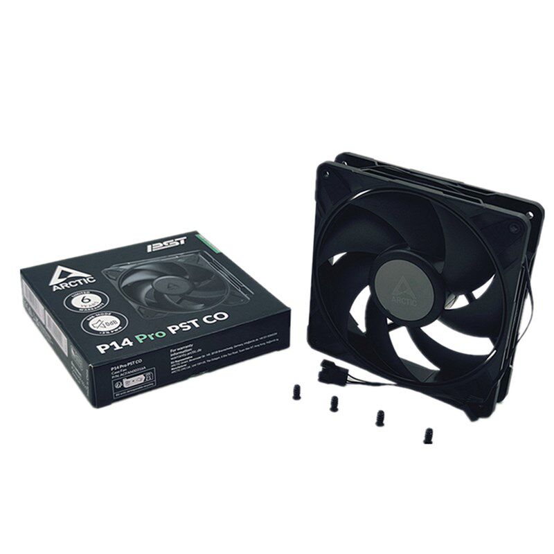 ARCTIC P14 PRO PST CO双滚珠14厘米电脑台式机箱风扇PWM温控大风