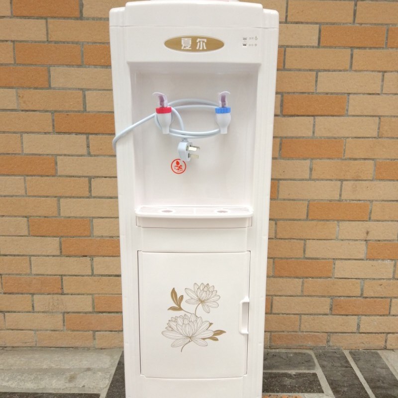 夏尔立式冷热饮水机冰温热家用台式宿舍制冷制热小型桶装水机特价