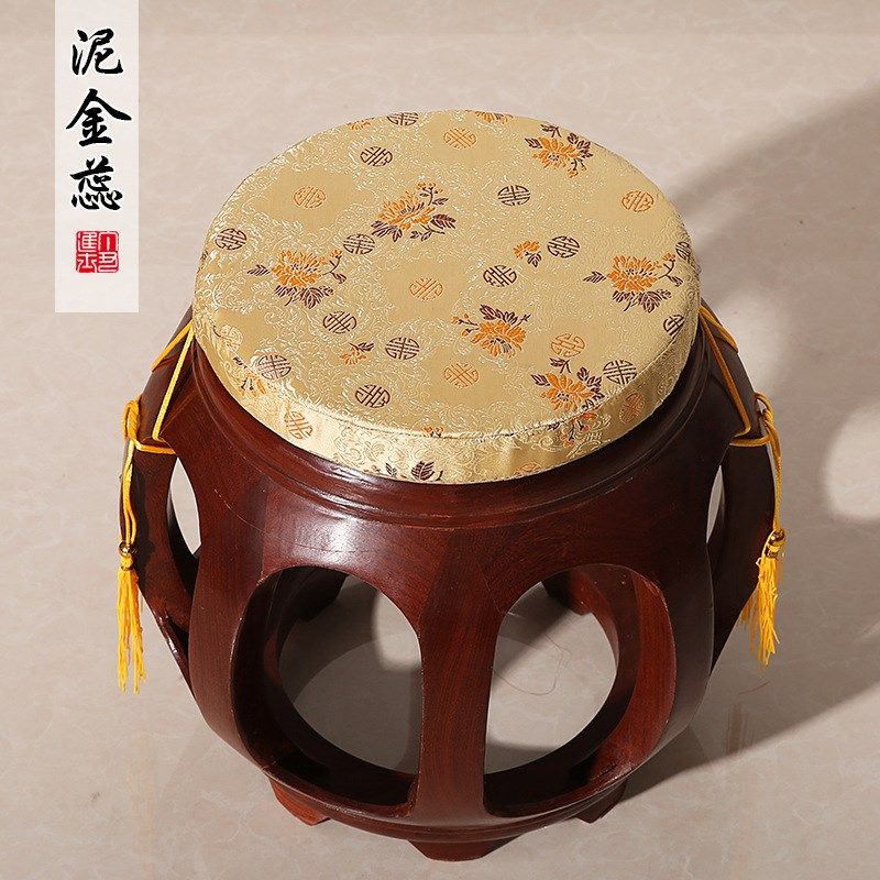 中式圆形坐垫红木鼓凳榻榻米椅子垫圈椅蒲团圆垫凳垫海绵厂家直销