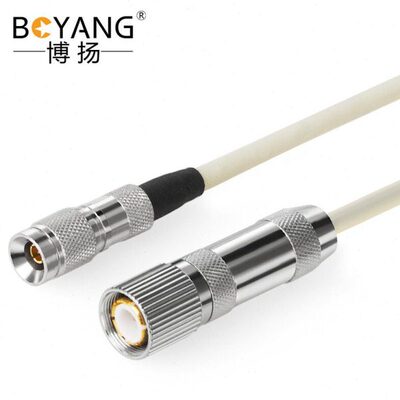 博扬 2M跳线L9-CC4 2M兆E1接头成品跳线syv75-2-1同轴电缆DDF2米