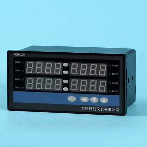 精创智能多路PID温控仪4路模拟量4-20mA 0-10mA信号显示KCM-XJ4A